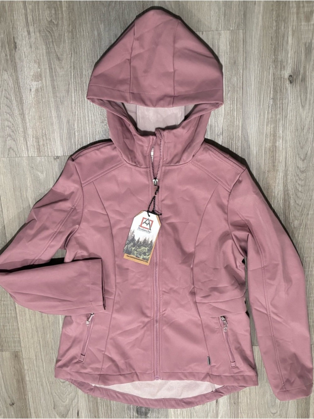 Women’s Avalanche Hooded Softshell Jacket in Dusty Pink